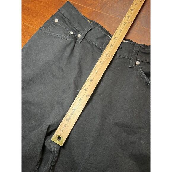Levis 512 Slim Tapered Straight Leg jeans Black Sz 12Short - Picture 4 of 5